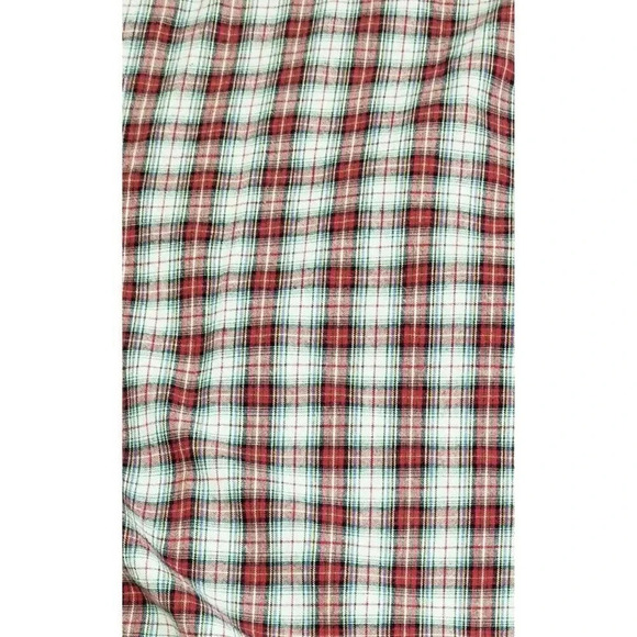 J. Crew Size Medium Men's Button Down Long Sleeve Red White Check Cotton Shirt - Picture 7 of 10